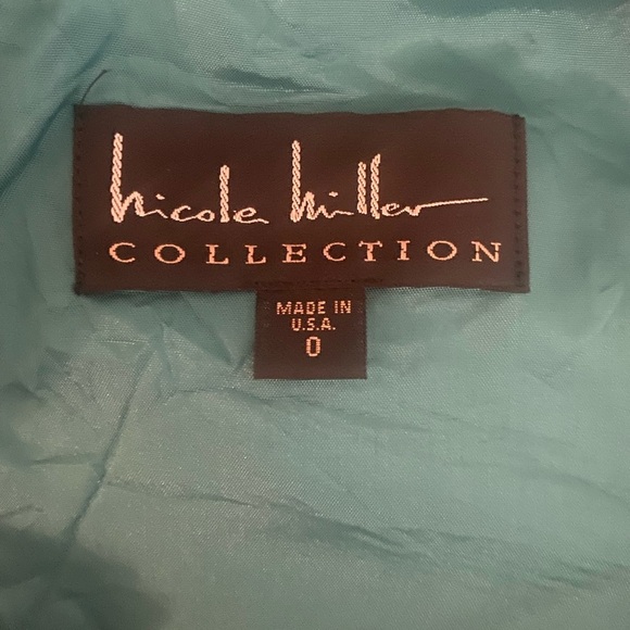 “NICOLE MILLER” Silk Tank Cocktail Mini-Dress - Picture 11 of 12